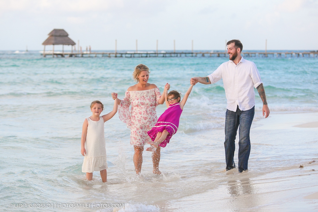 Mia reef Isla Mujeres family vacation photos