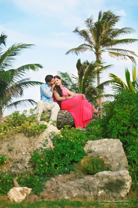 Indian couples portraits Cancun