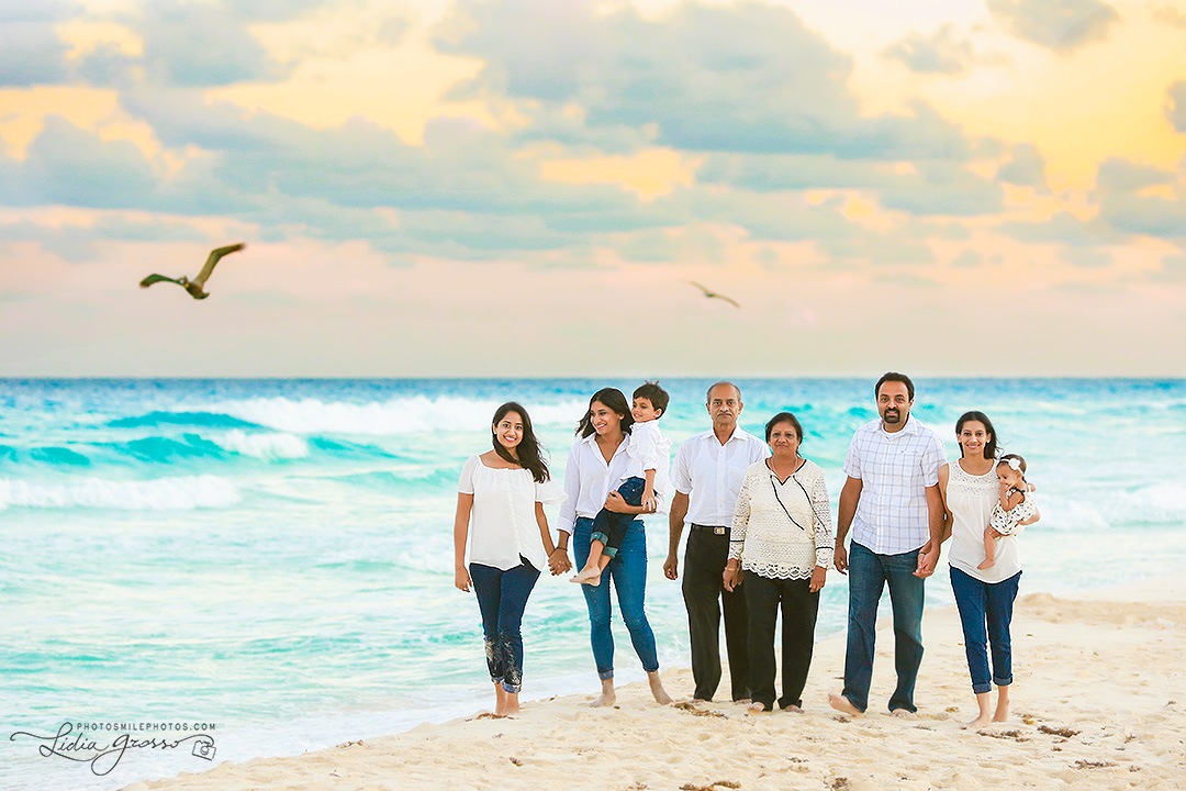 Family photography Cancun