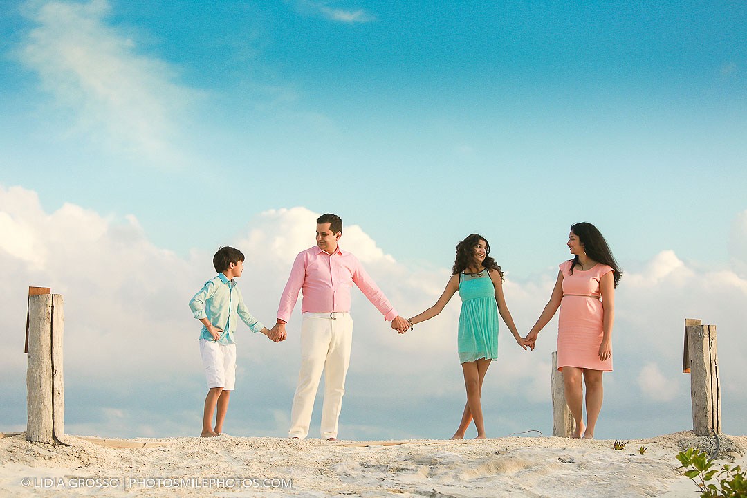 Family portraits Nizuc Resort Cancun